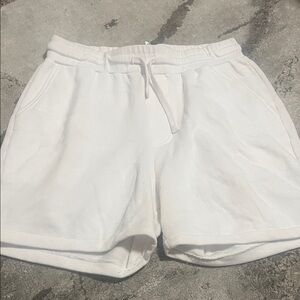 Bella Canvas White Fleece Shorts